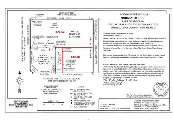 ± 5.25 Acres For Sale: 609 E Florida St, Deming, NM 88030